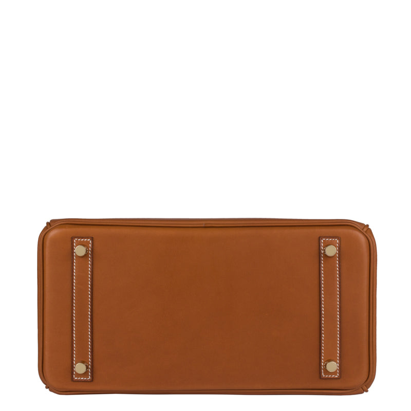 Hermès 30cm Birkin Fauve Barenia Leather Gold Hardware