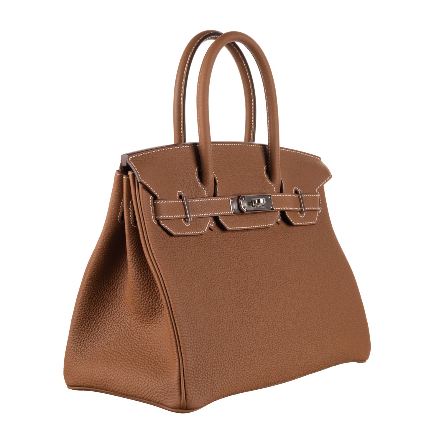 Hermès 30cm Birkin Gold Togo Leather Palladium Hardware
