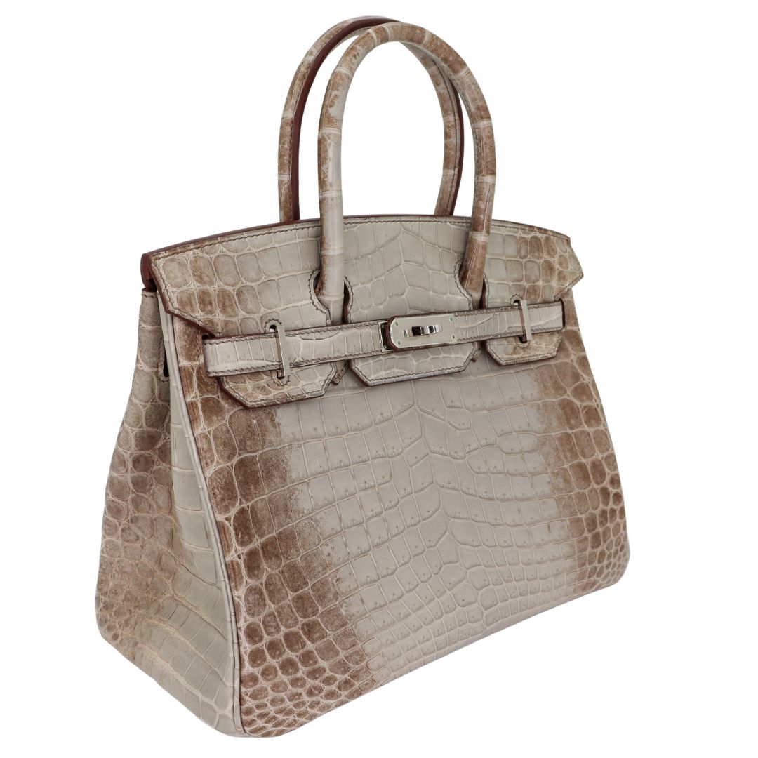 Hermès 30cm Birkin Gris Cendre Himalaya Palladium Hardware