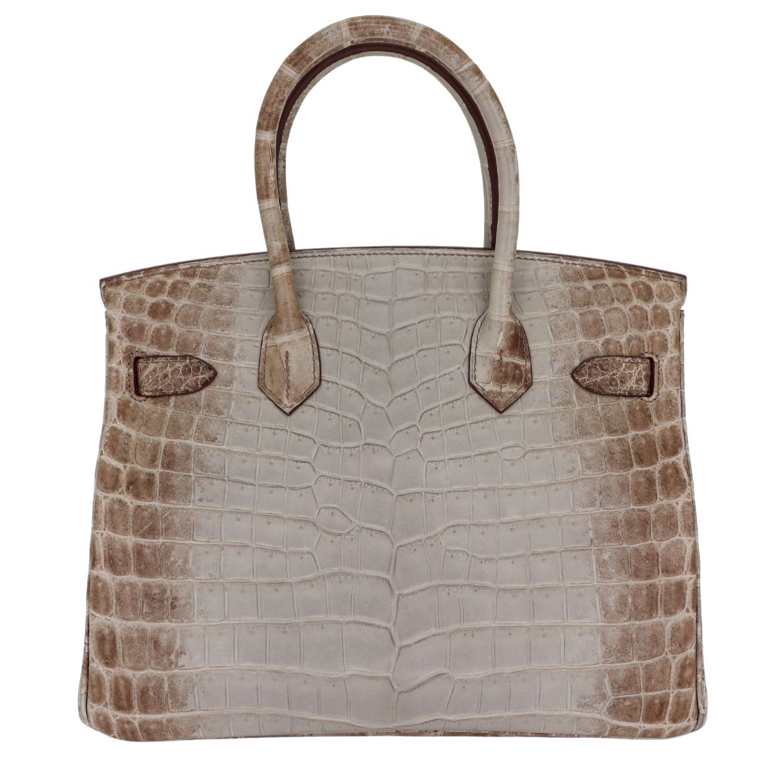 Hermès 30cm Birkin Gris Cendre Himalaya Palladium Hardware