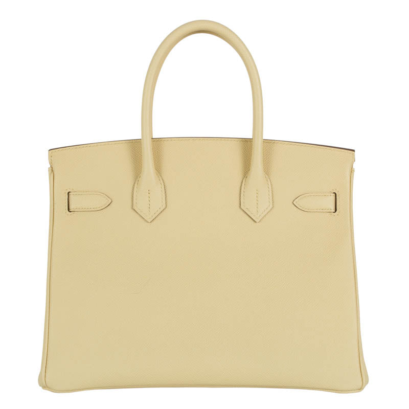 Hermès 30cm Birkin Jaune Poussin Epsom Leather Gold Hardware