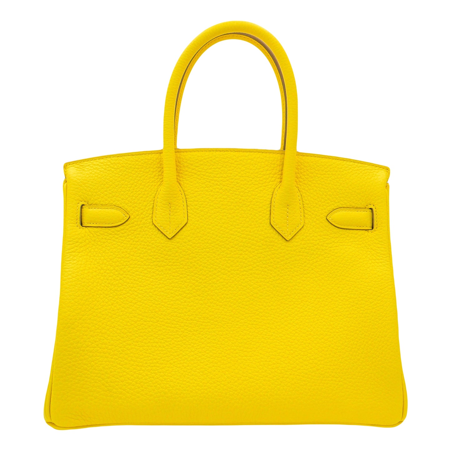 Hermès 30cm Birkin Lime Clemence Leather Palladium Hardware