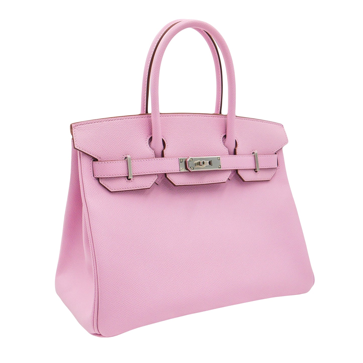 Hermès 30cm Birkin Mauve Sylvestre Epsom Leather Palladium Hardware