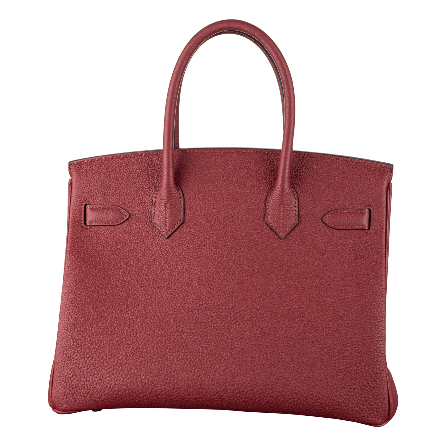 Hermès 30cm Birkin Rouge Grenat Togo Leather Palladium Hardware