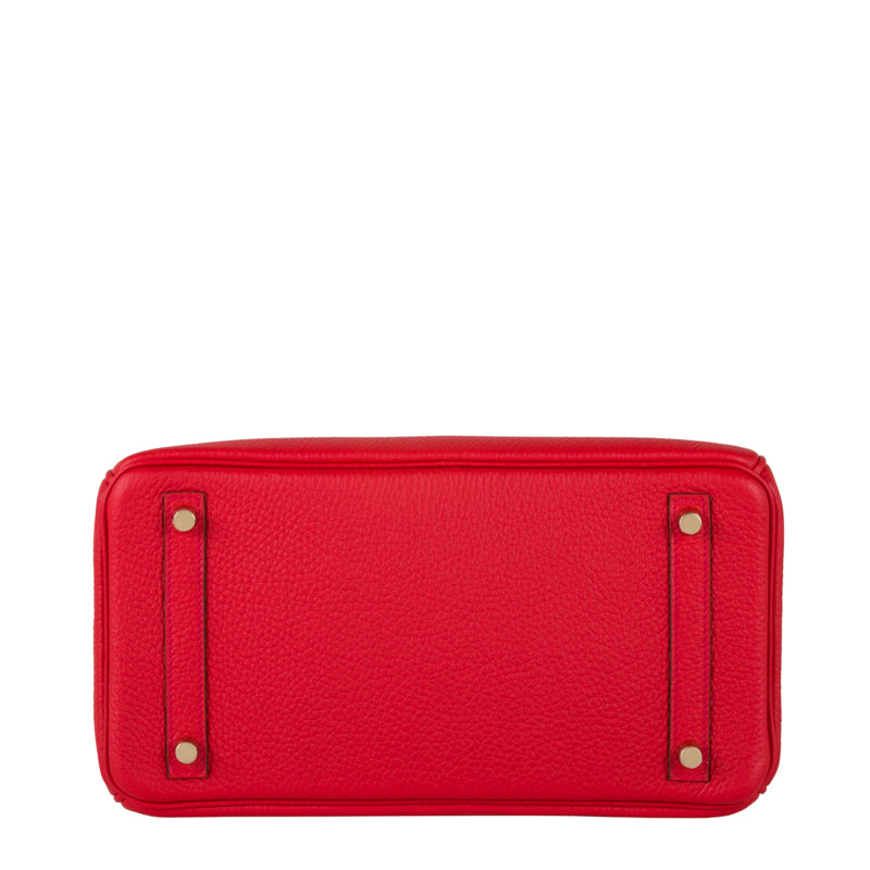 Hermès 30cm Birkin Rouge Tomate Togo Leather Gold Hardware