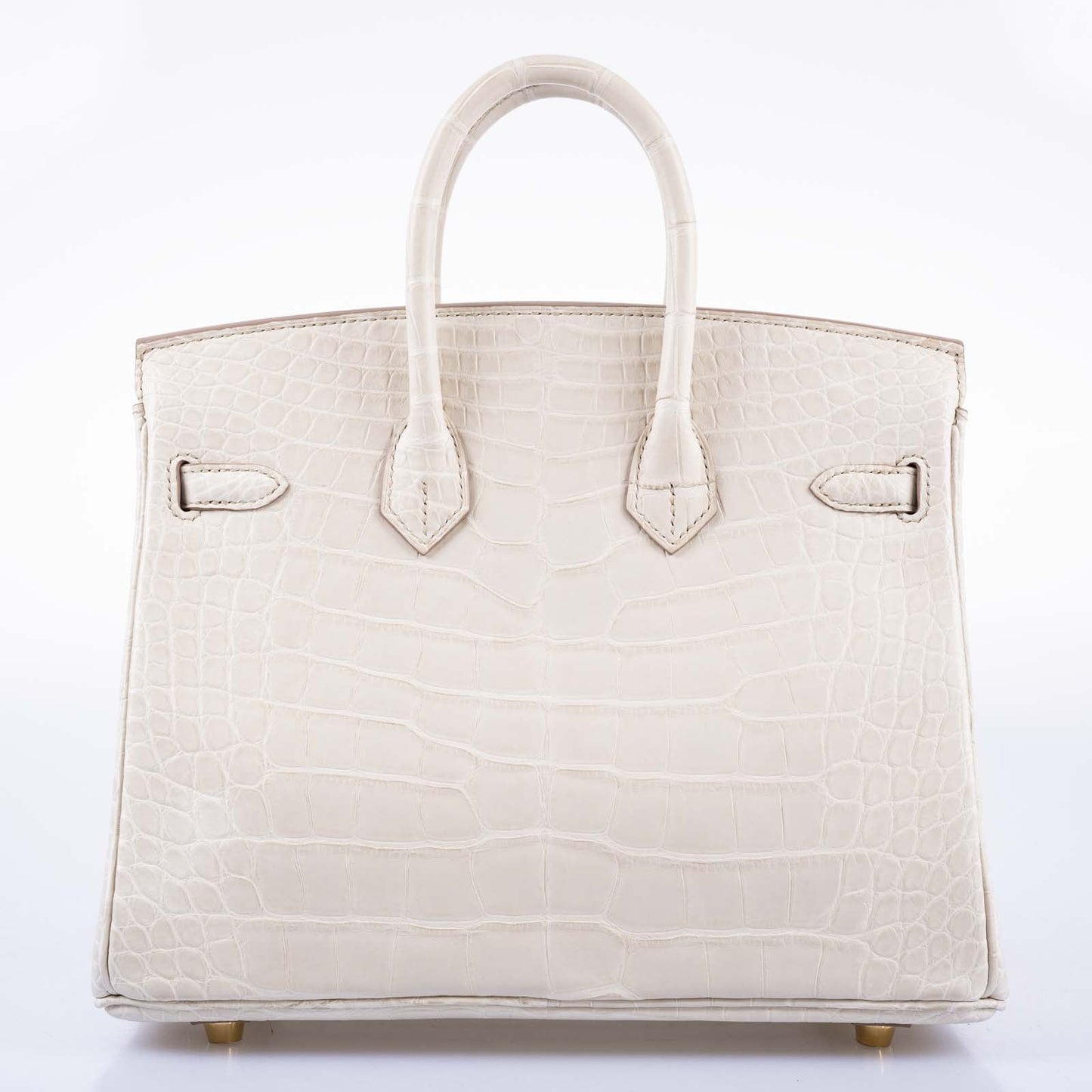 Hermès Birkin 25 Beton Matte Alligator Gold Hardware