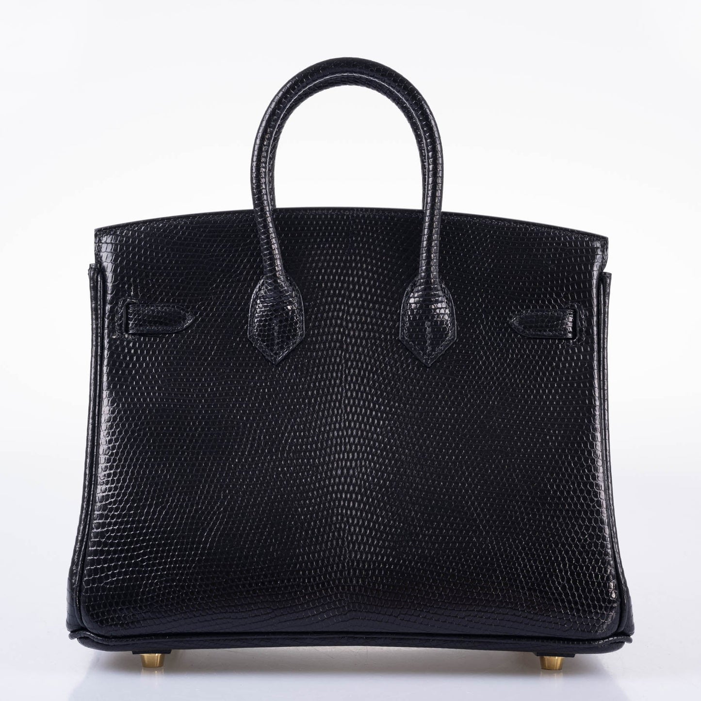Hermès Birkin 25 Black Nilo Lizard Gold Hardware