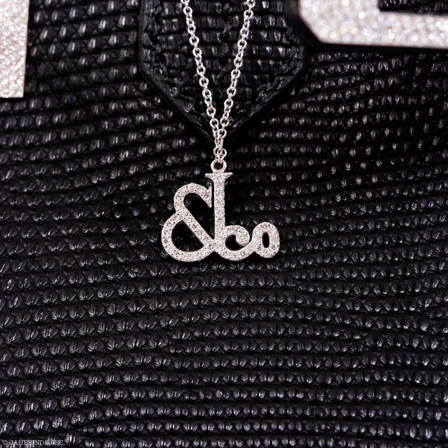 Hermès Birkin 25 Black Salvator Lizard With Jacob & Co. White Gold & Diamond Hardware