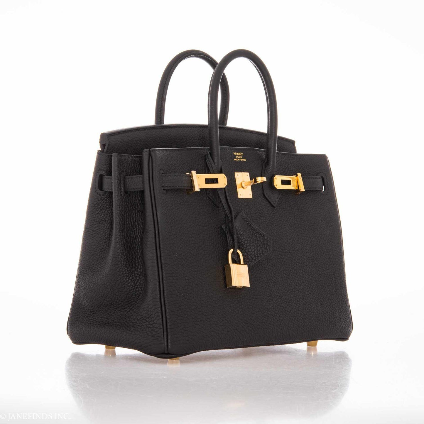 Hermès Birkin 25 Black Togo Gold Hardware