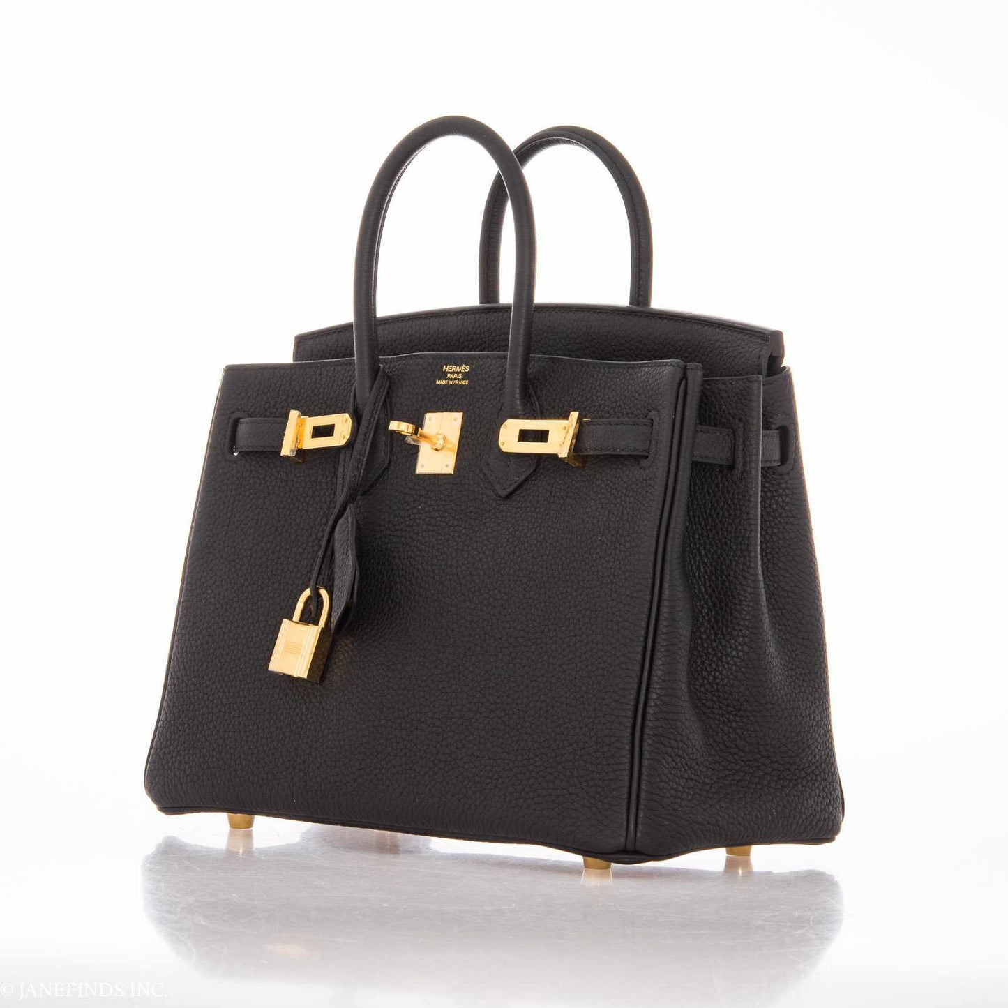 Hermès Birkin 25 Black Togo Gold Hardware
