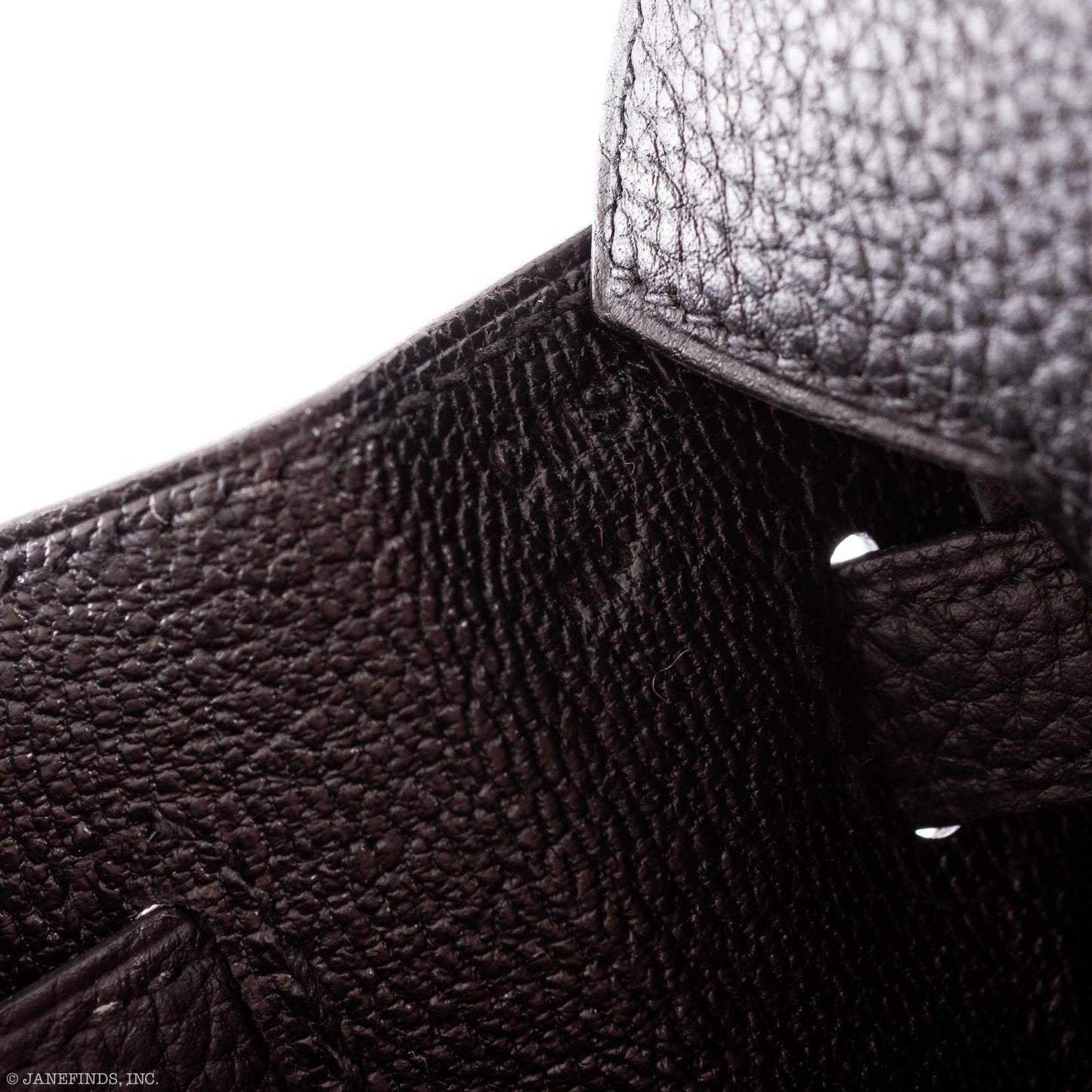 Hermès Birkin 25 Black Togo Palladium Hardware