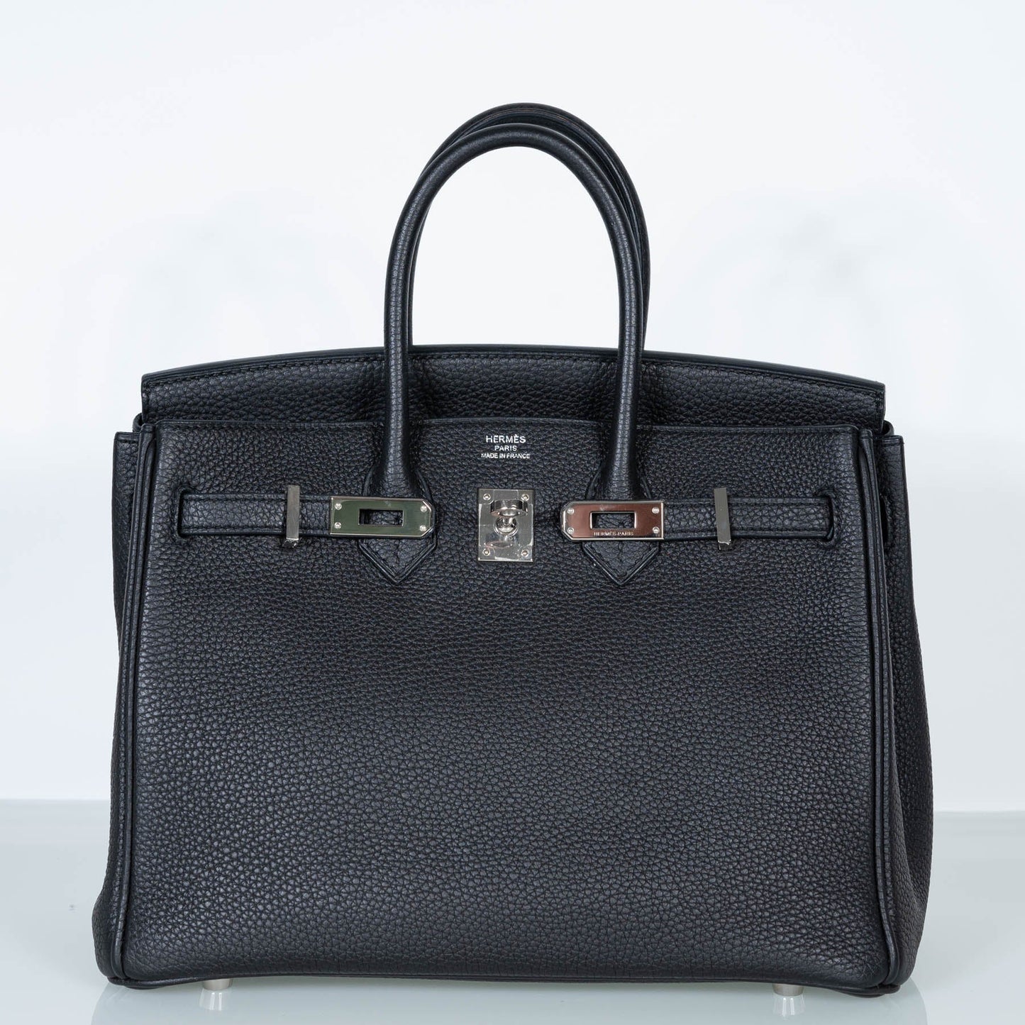Hermès Birkin 25 Black Togo with Palladium Hardware