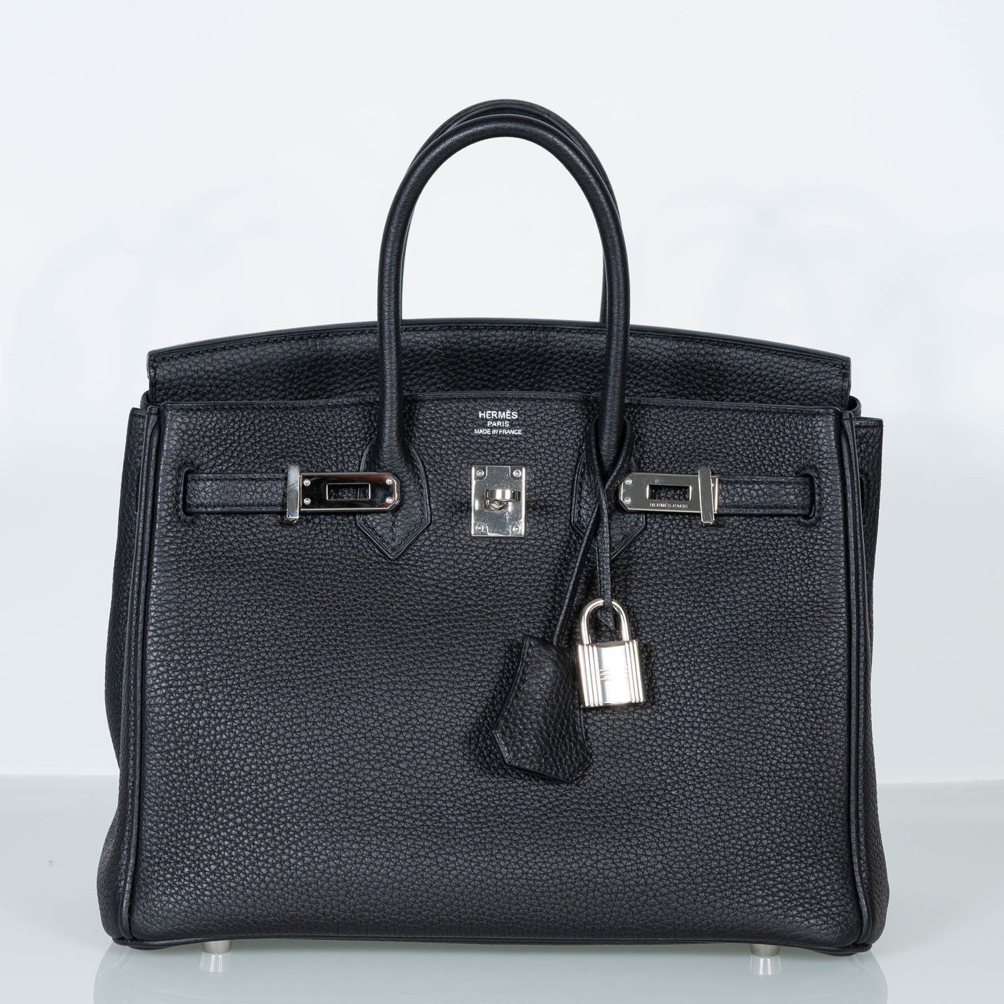 Hermès Birkin 25 Black Togo with Palladium Hardware
