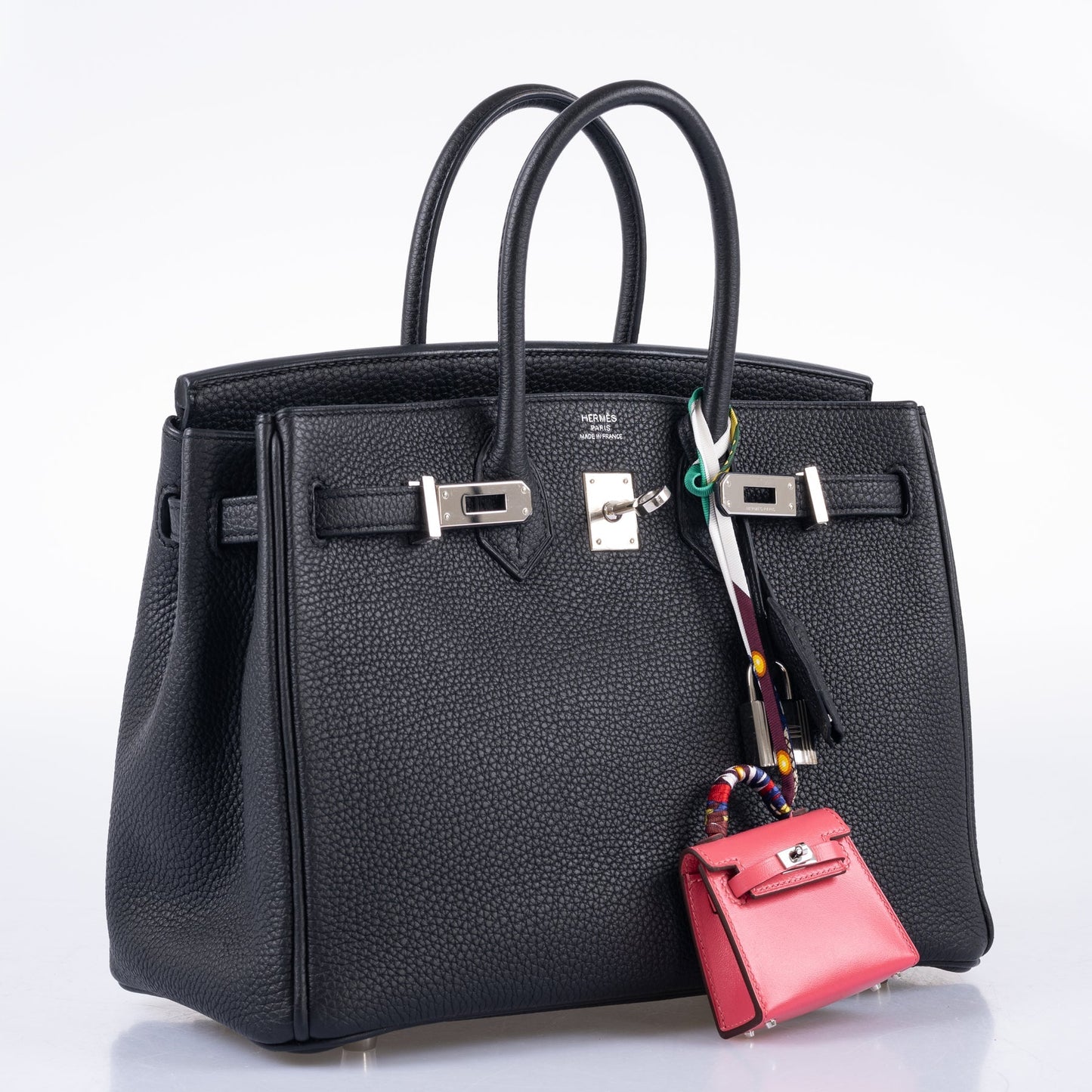 Hermès Birkin 25 Black Togo with Palladium Hardware