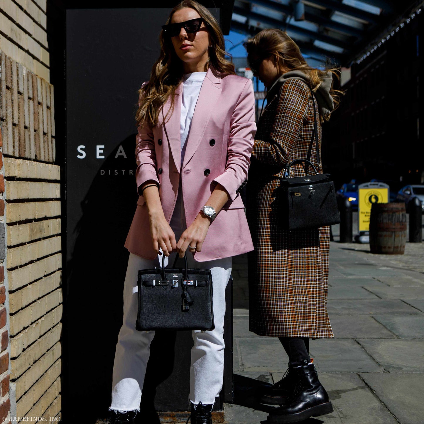 Hermès Birkin 25 Black Togo with Palladium Hardware - 2021, Z