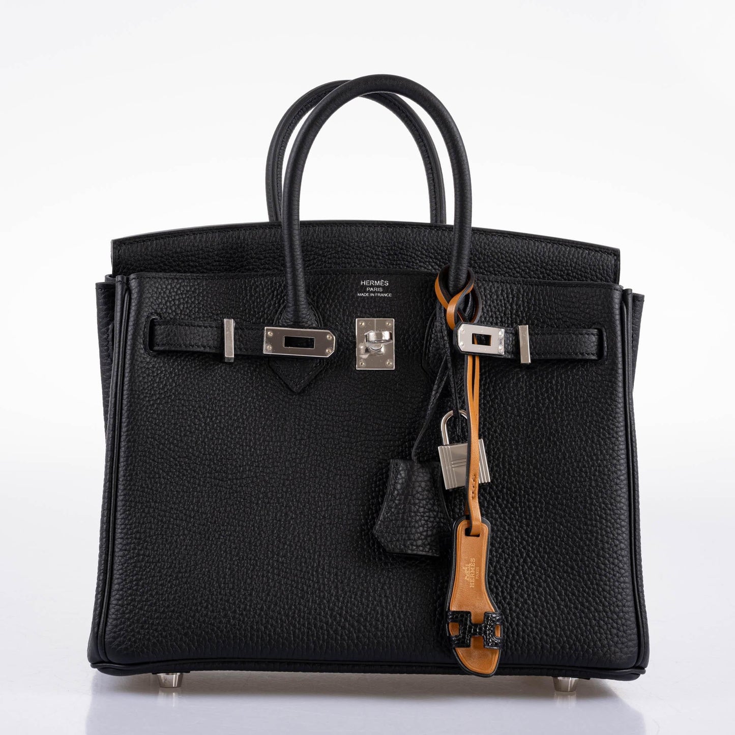 Hermès Birkin 25 Black Togo with Palladium Hardware - 2021, Z