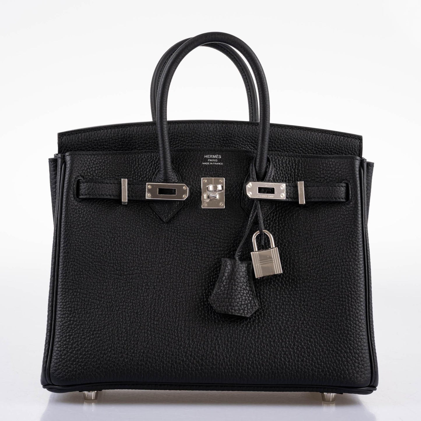 Hermès Birkin 25 Black Togo with Palladium Hardware - 2021, Z