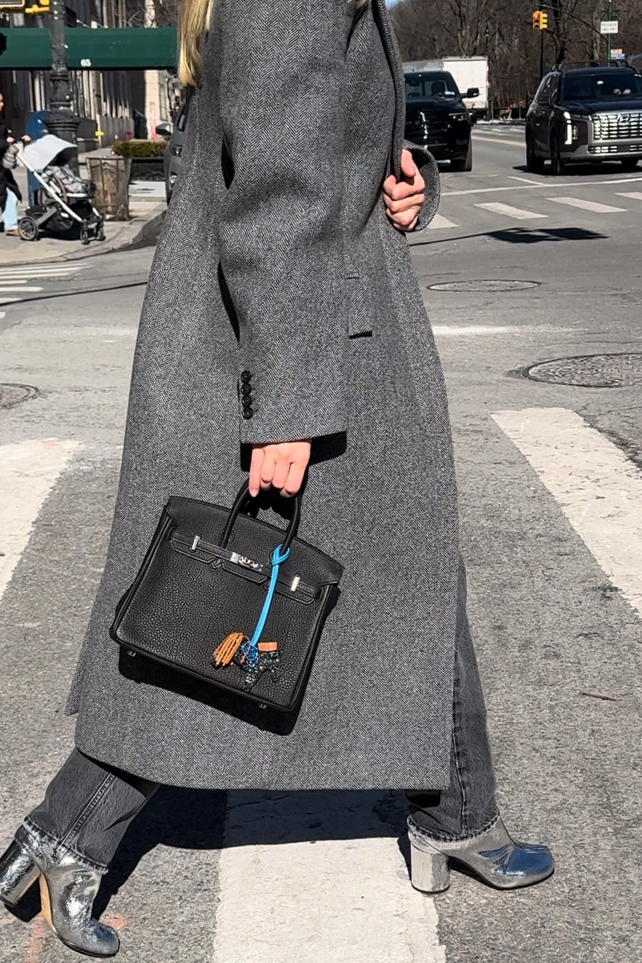 Hermès Birkin 25 Black Togo with Palladium Hardware