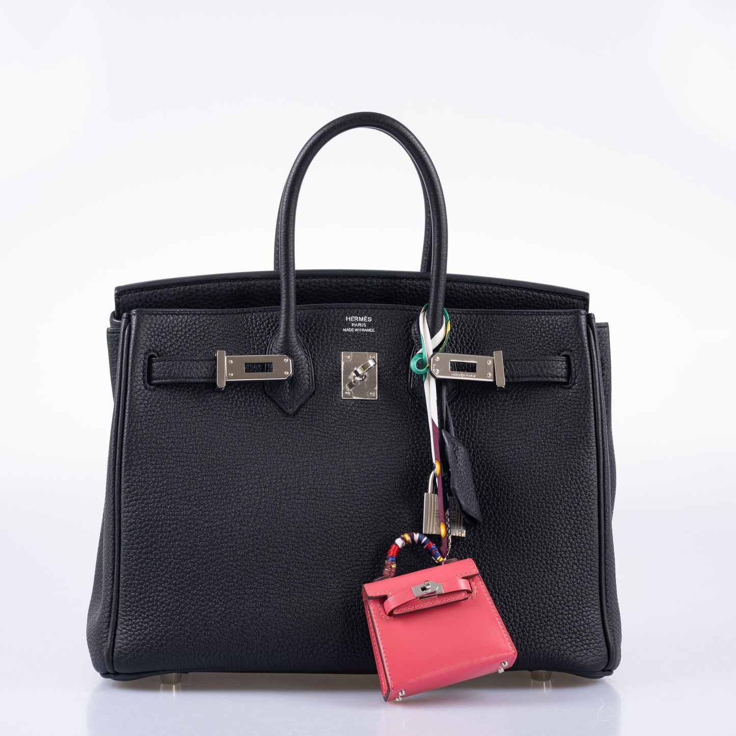 Hermès Birkin 25 Black Togo with Palladium Hardware
