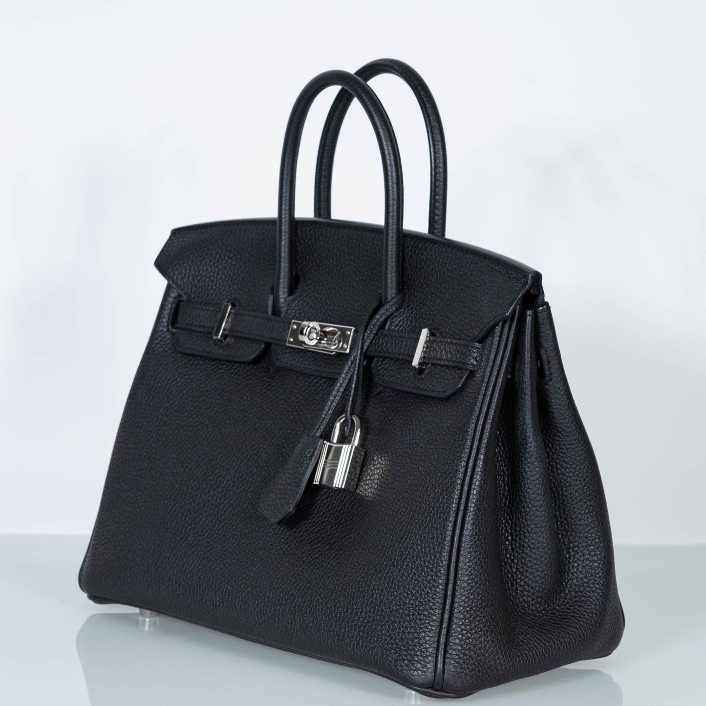 Hermès Birkin 25 Black Togo with Palladium Hardware