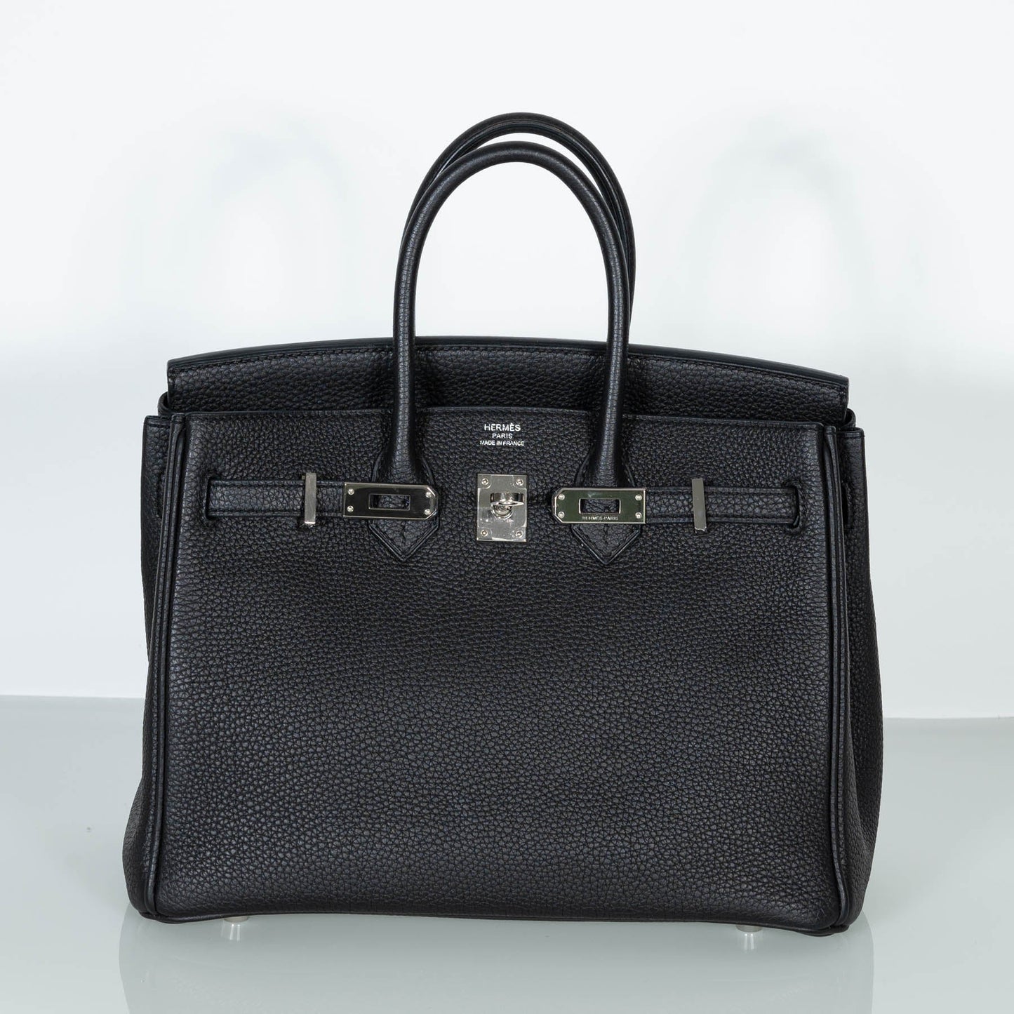 Hermès Birkin 25 Black Togo with Palladium Hardware