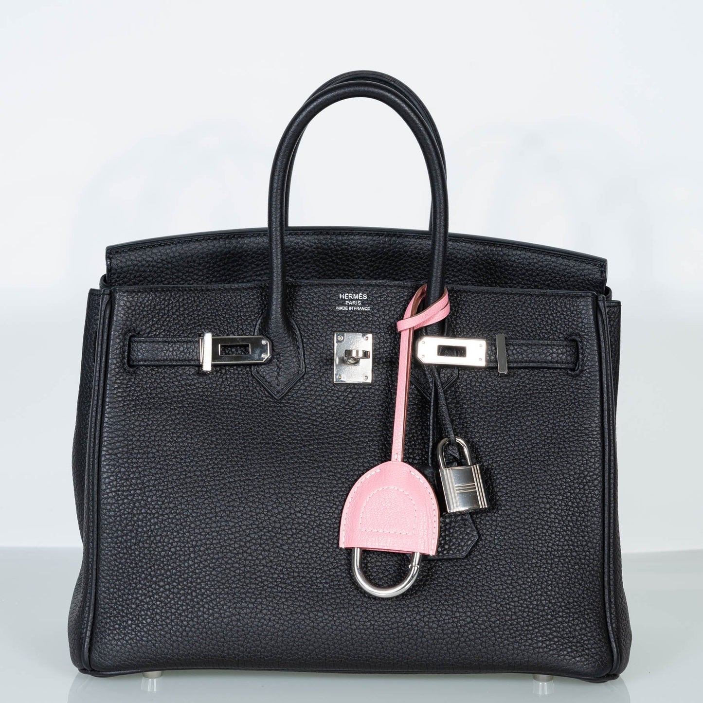 Hermès Birkin 25 Black Togo with Palladium Hardware