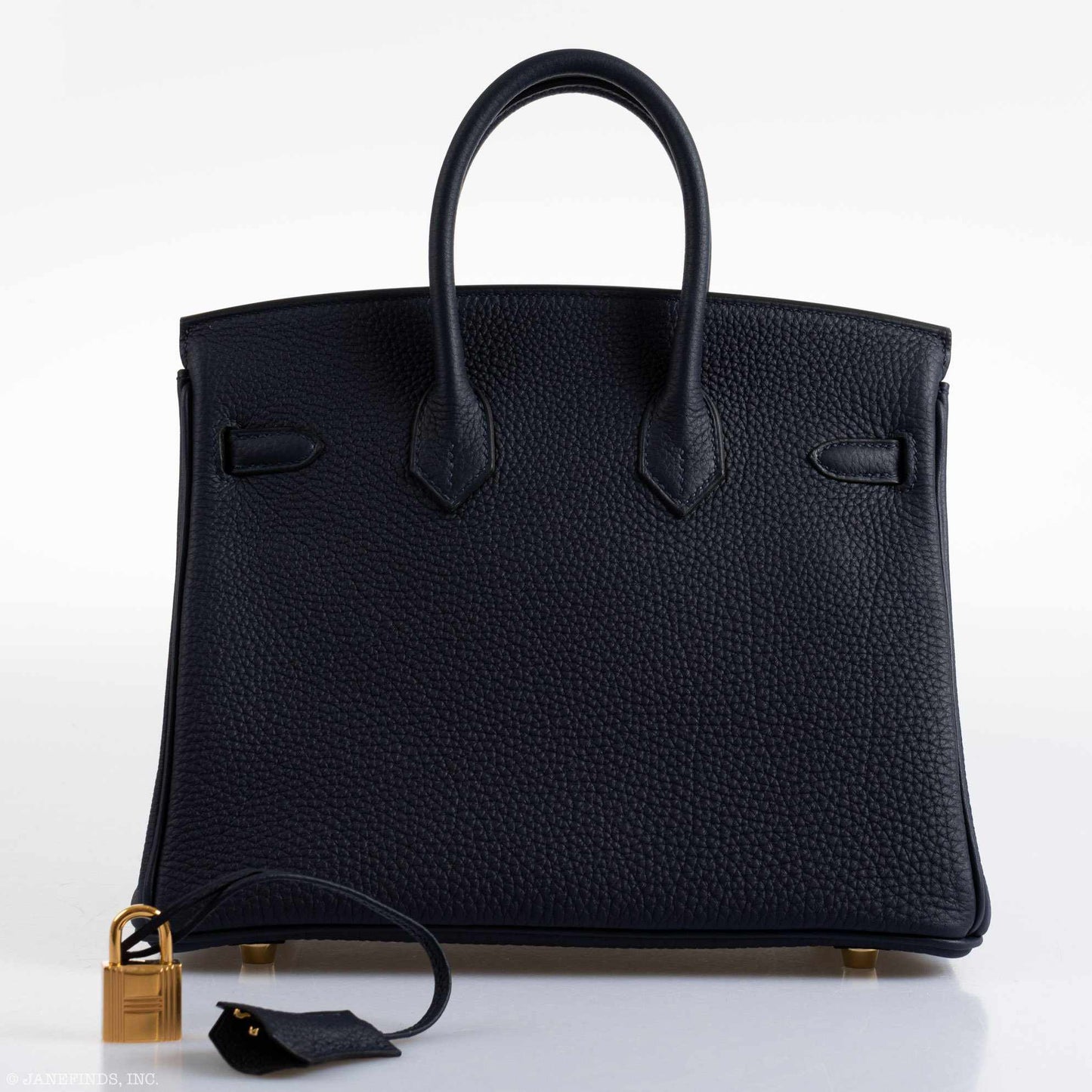 Hermès Birkin 25 Bleu Nuit Togo Gold Hardware - 2019, D