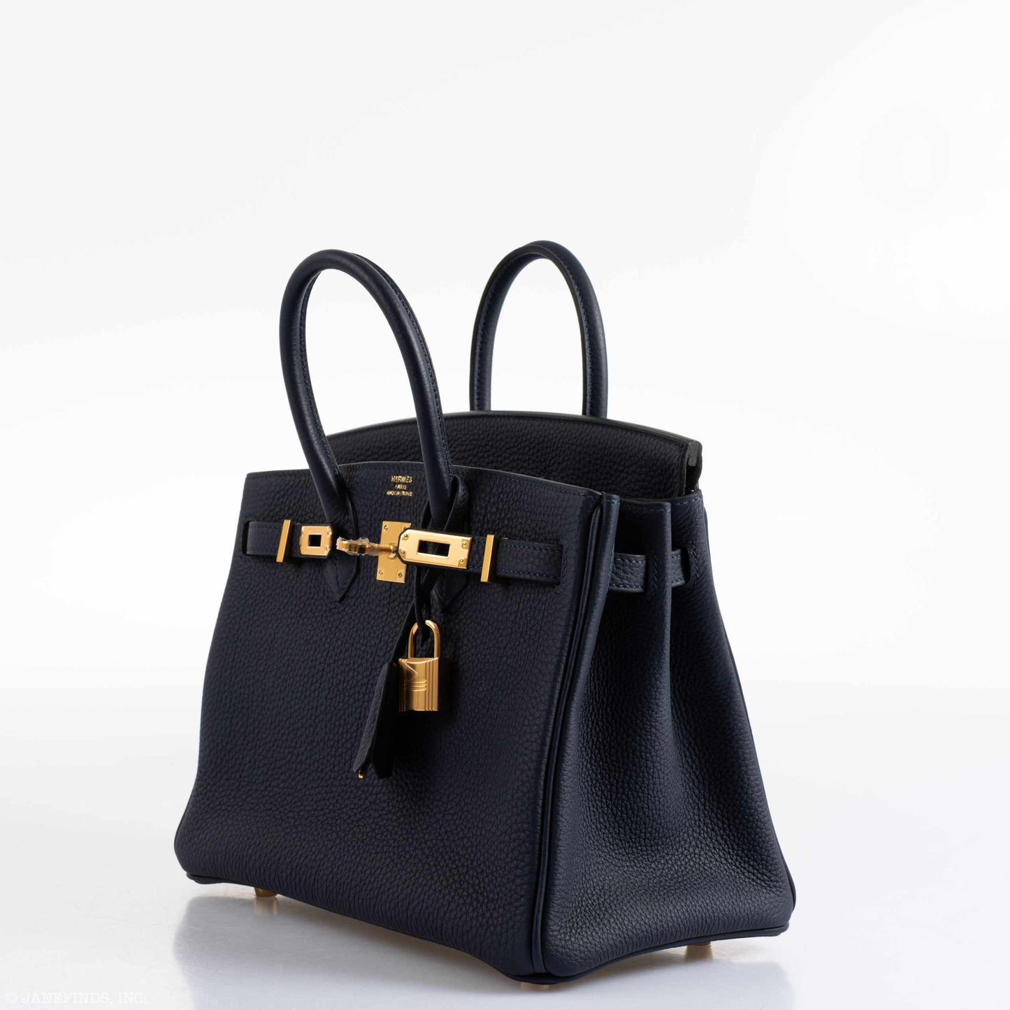 Hermès Birkin 25 Bleu Nuit Togo Gold Hardware - 2019, D