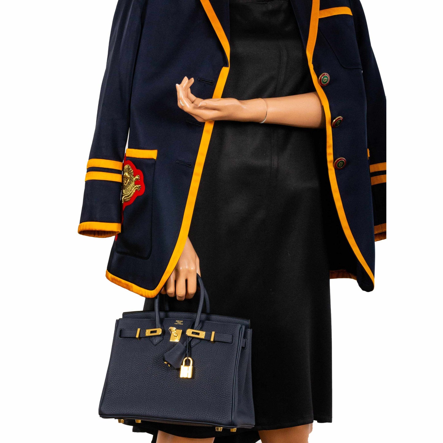 Hermès Birkin 25 Bleu Nuit Togo Gold Hardware