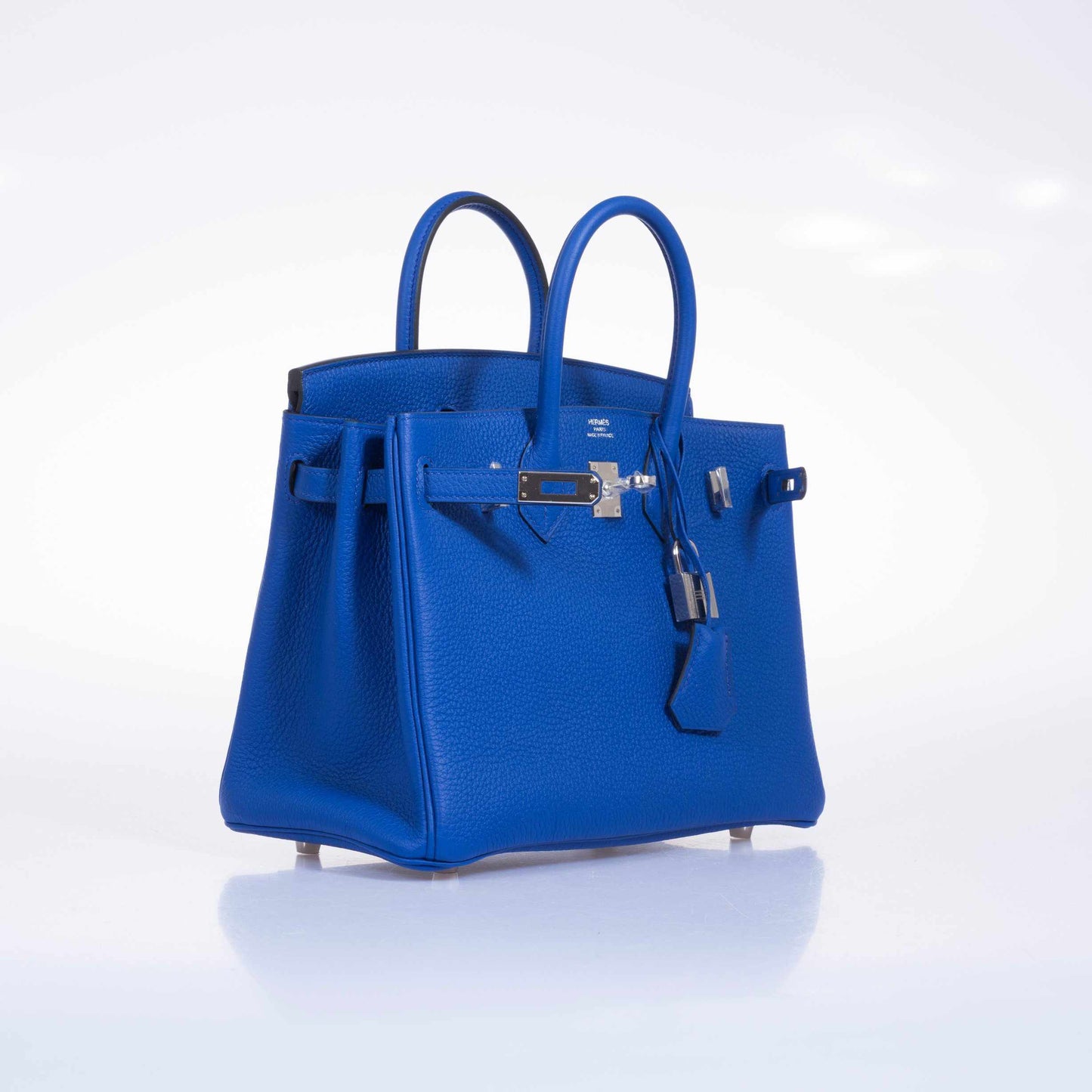 Hermès Birkin 25 Blue Electric Togo Palladium Hardware