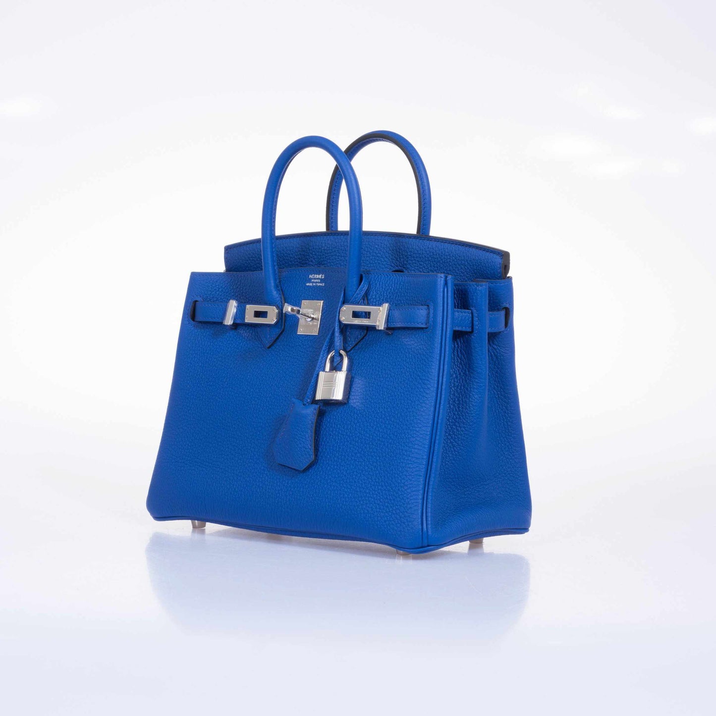 Hermès Birkin 25 Blue Electric Togo Palladium Hardware
