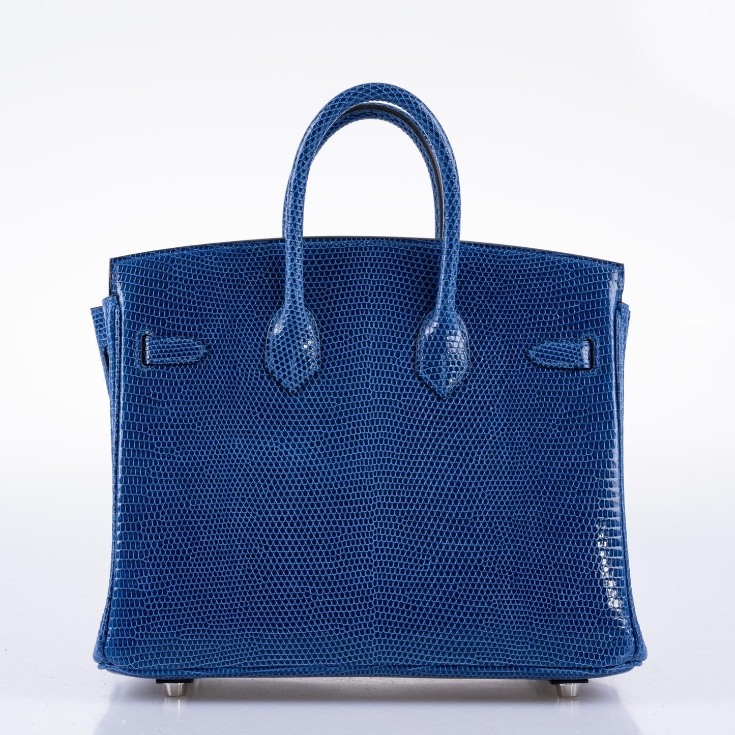 Hermès Birkin 25 Blue Sapphire Niloticus Lizard Palladium Hardware