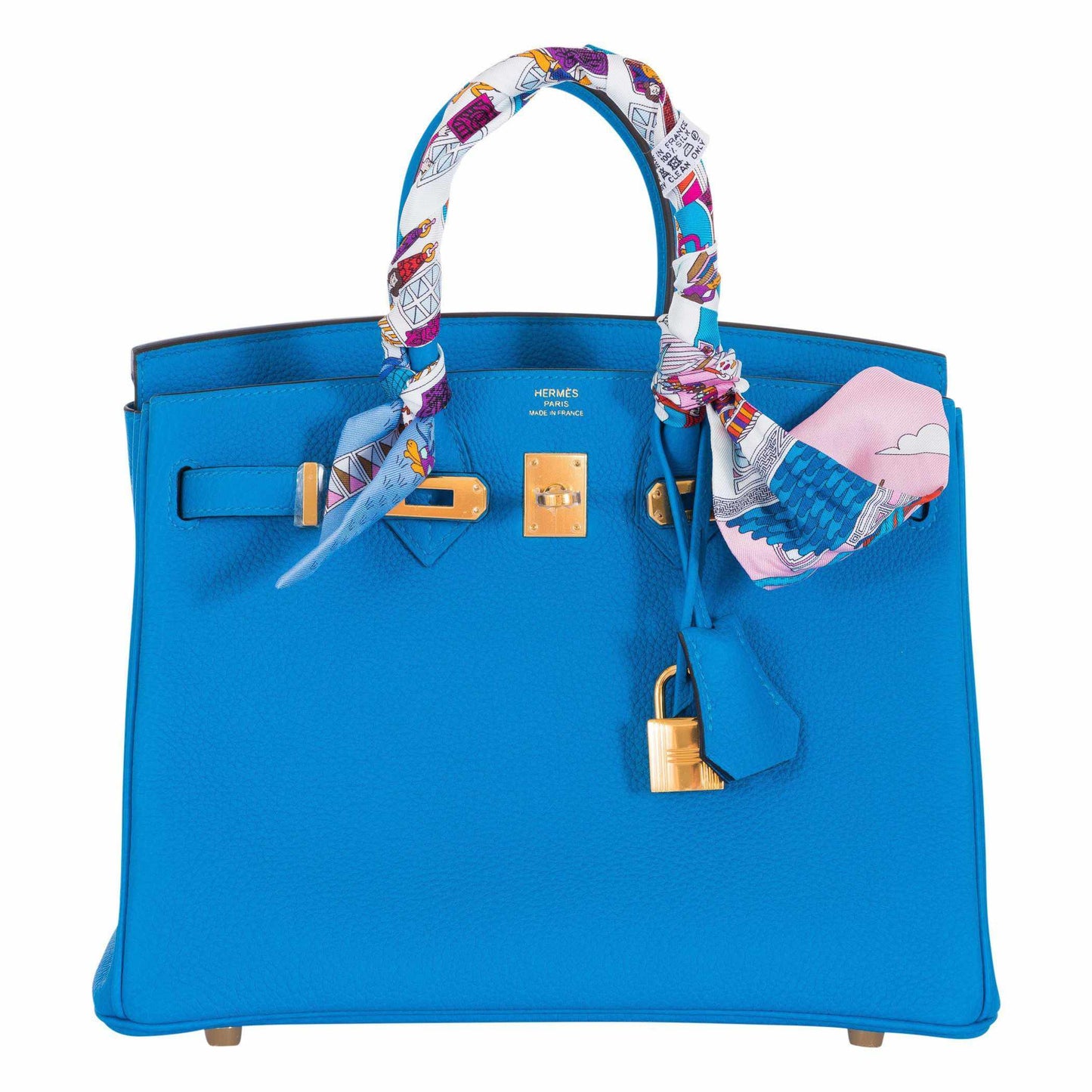 Hermès Birkin 25 Blue Zanzibar Togo Gold Hardware