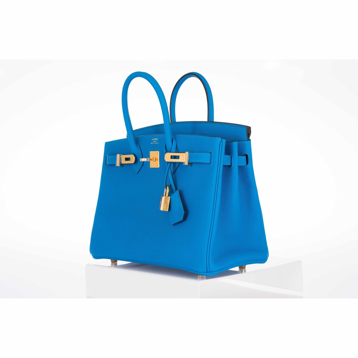 Hermès Birkin 25 Blue Zanzibar Togo Gold Hardware
