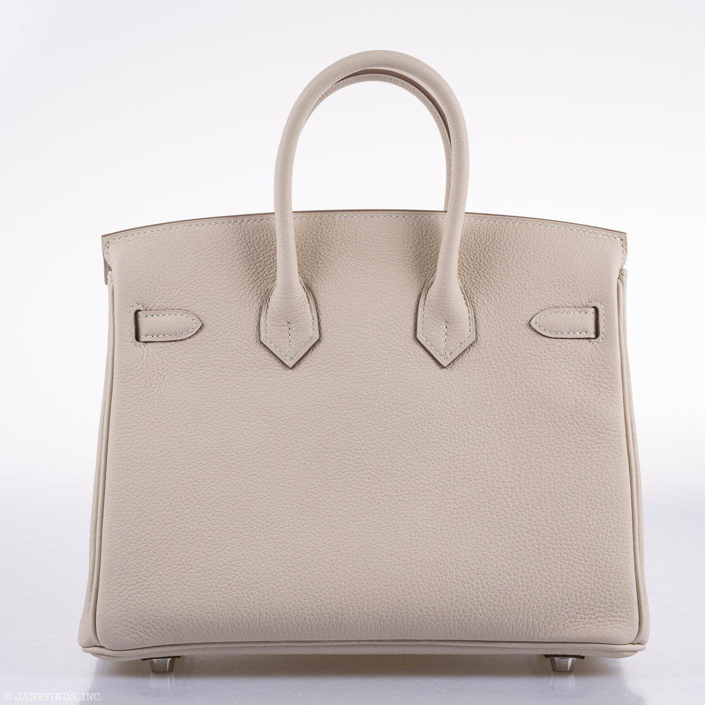 Hermès Birkin 25 Craie Togo Palladium Hardware - 2020, Y