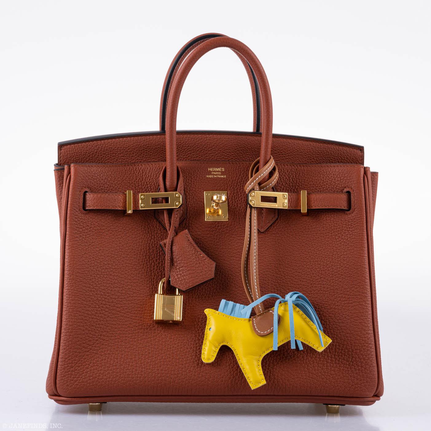 Hermès Birkin 25 Cuivre Togo Leather Gold Hardware - 2016, X