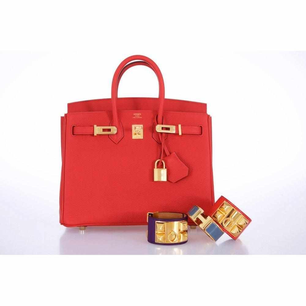 Hermès Birkin 25 Geranium Togo Gold Hardware