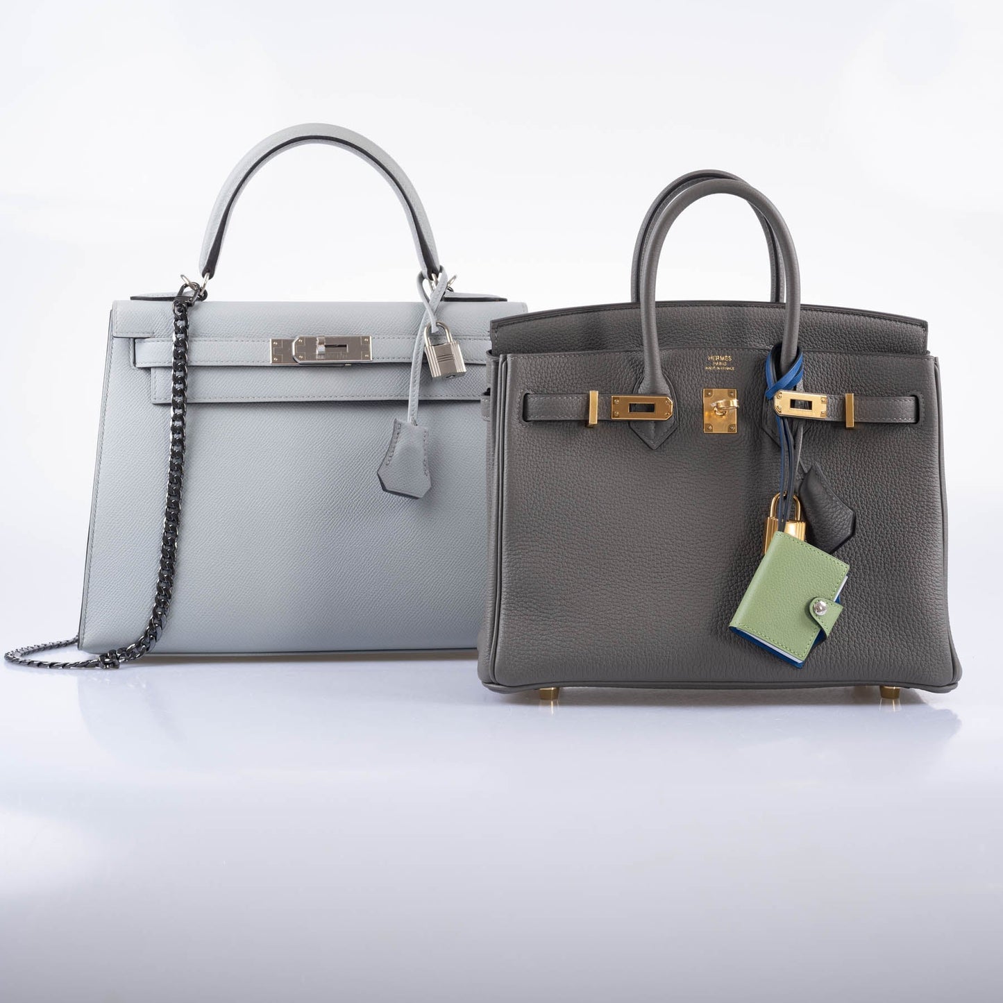 Hermès Birkin 25 Gris Meyer Togo Gold Hardware