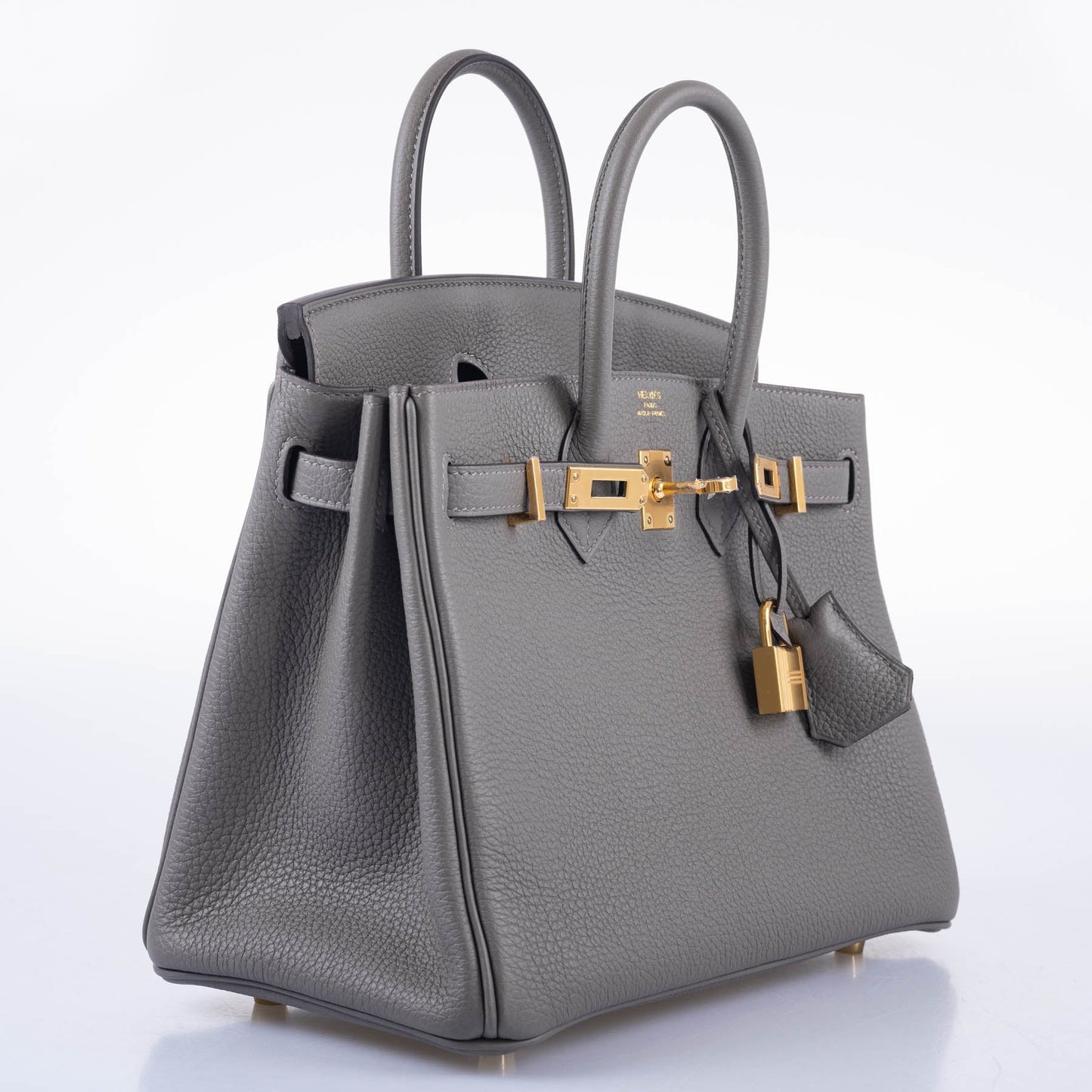 Hermès Birkin 25 Gris Meyer Togo Gold Hardware