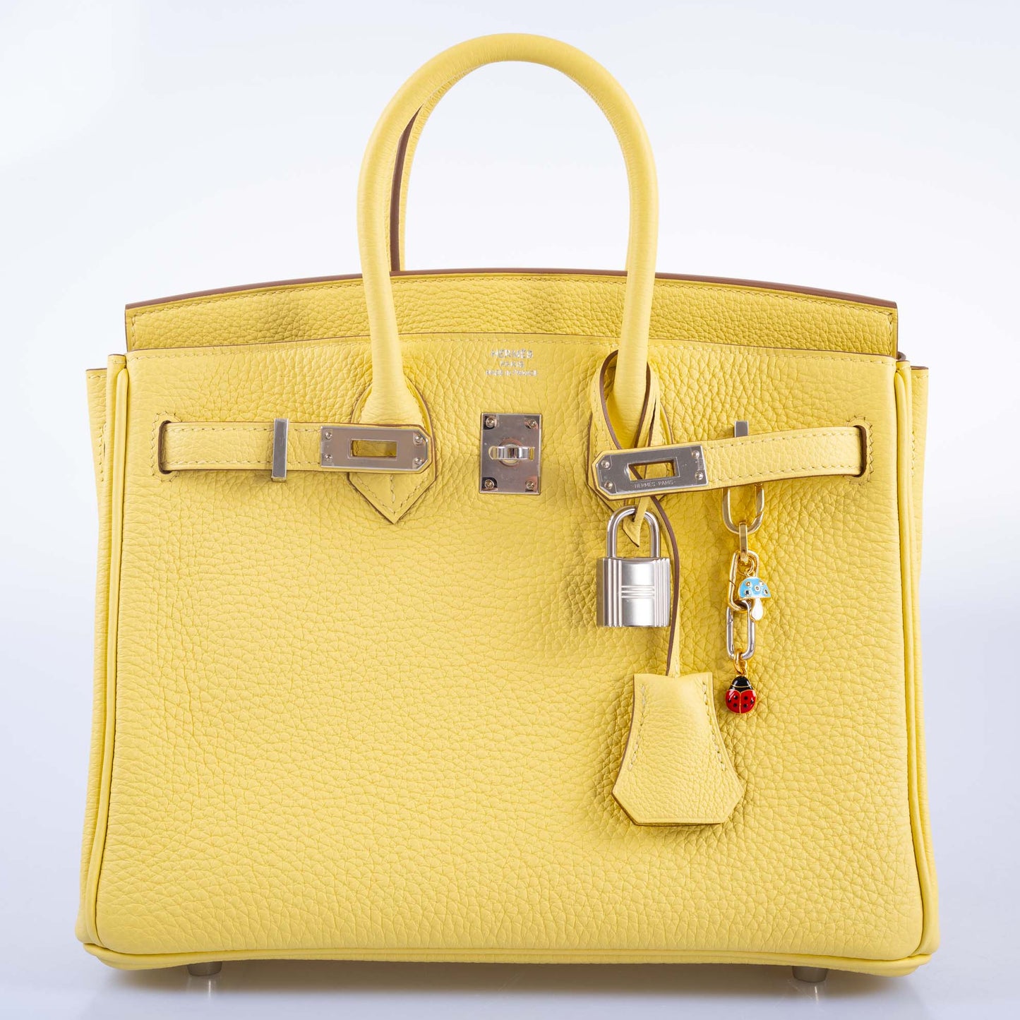 Hermès Birkin 25 Jaune Poussin Togo Palladium Hardware