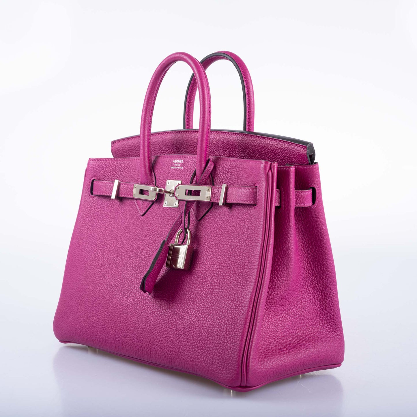 Hermès Birkin 25 Rose Pourpre Togo Palladium Hardware