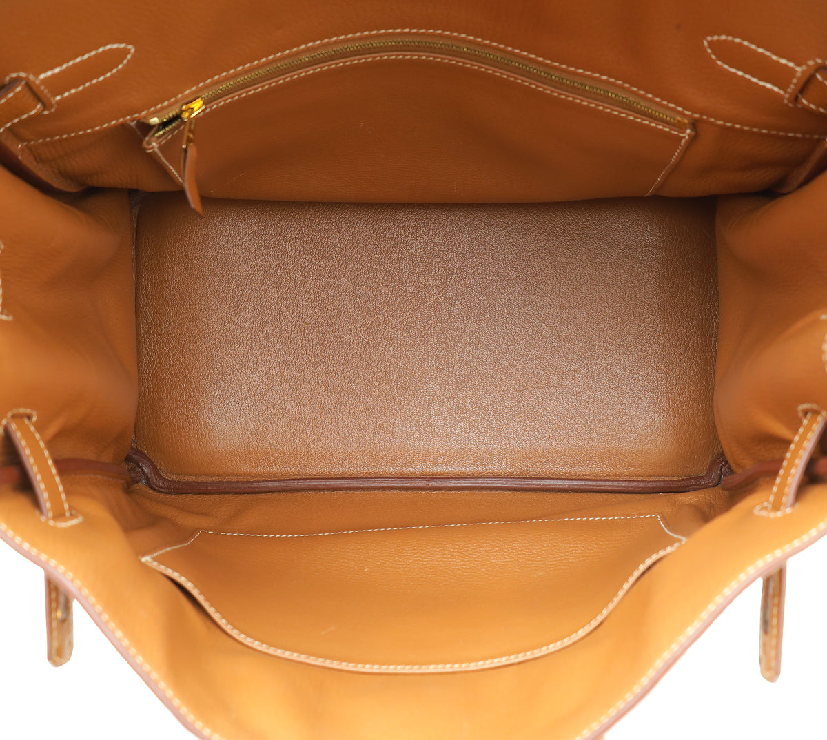 Hermes Gold Retourne Birkin 35 Bag