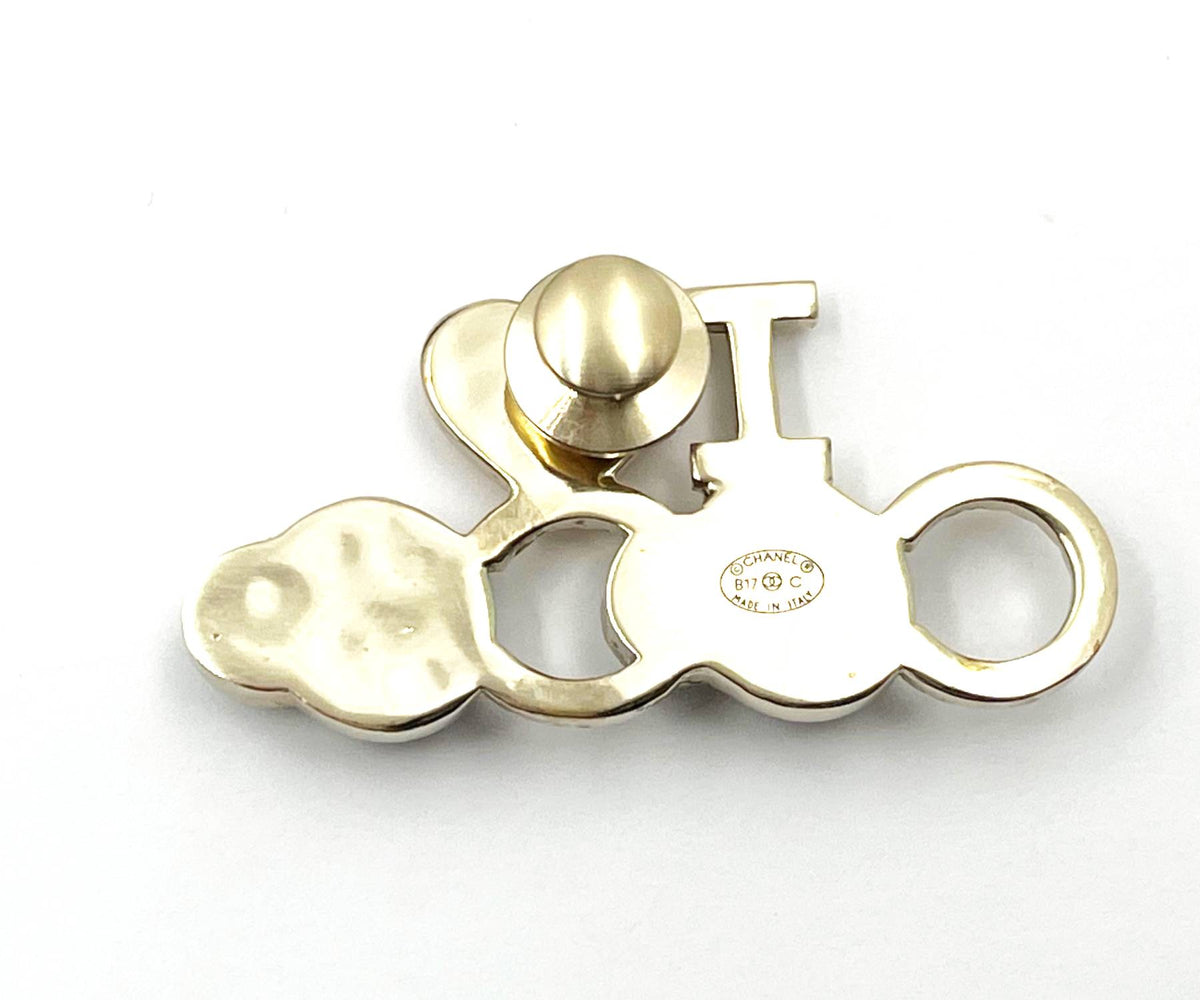 Top Quality Chanel Gold Pink Brown I Love CoCo Pin