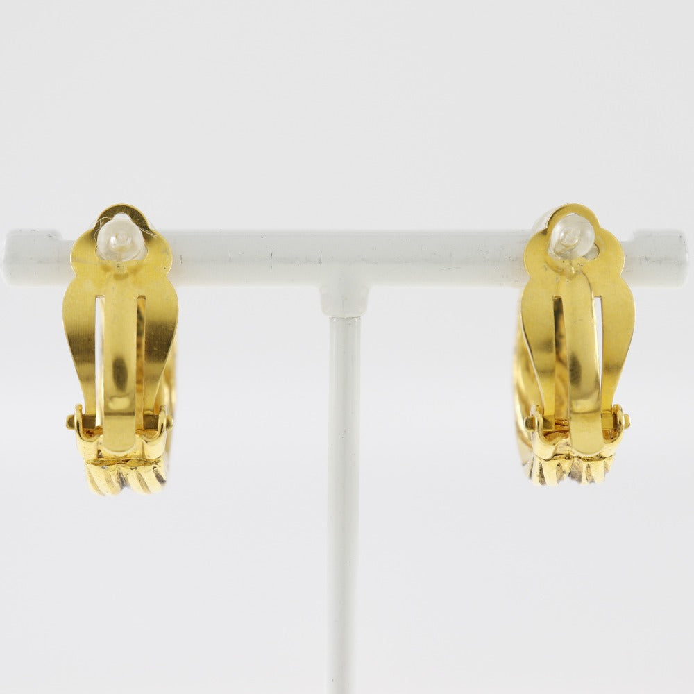 CHANEL Earring Plated Gold gold Women Used