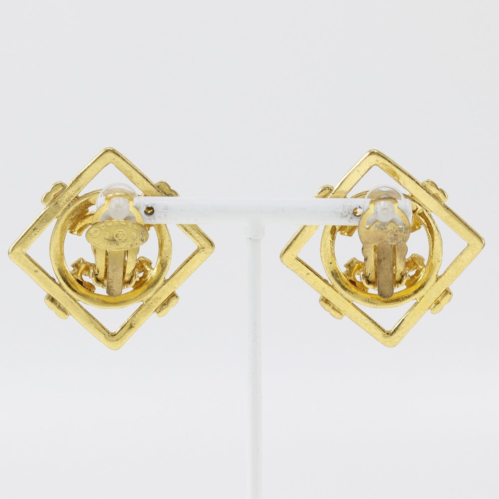 CHANEL Earring Plated Gold gold Women Used