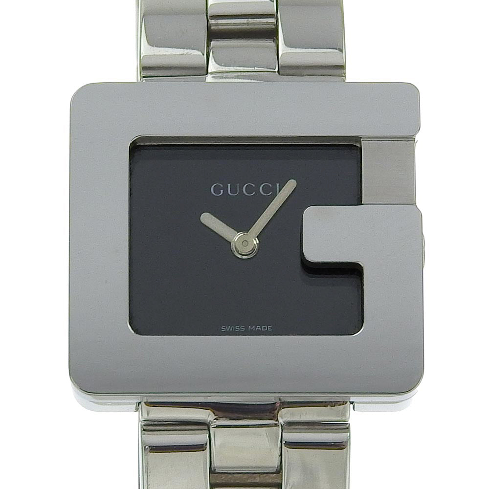 GUCCI Watches Quartz 3600L Stainless Steel black black dial Women Used
