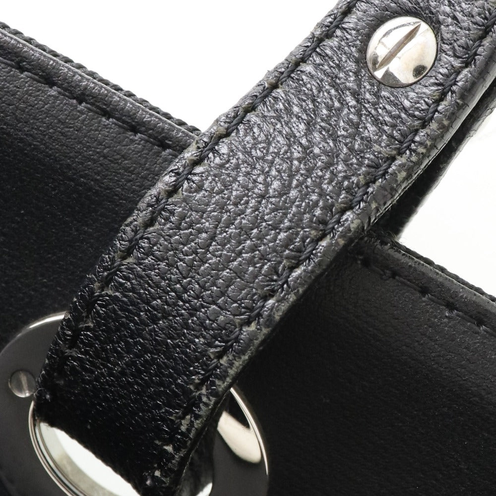 CHANEL Tote Bag A34210 PVC black Paris Biarritz GM Women Used