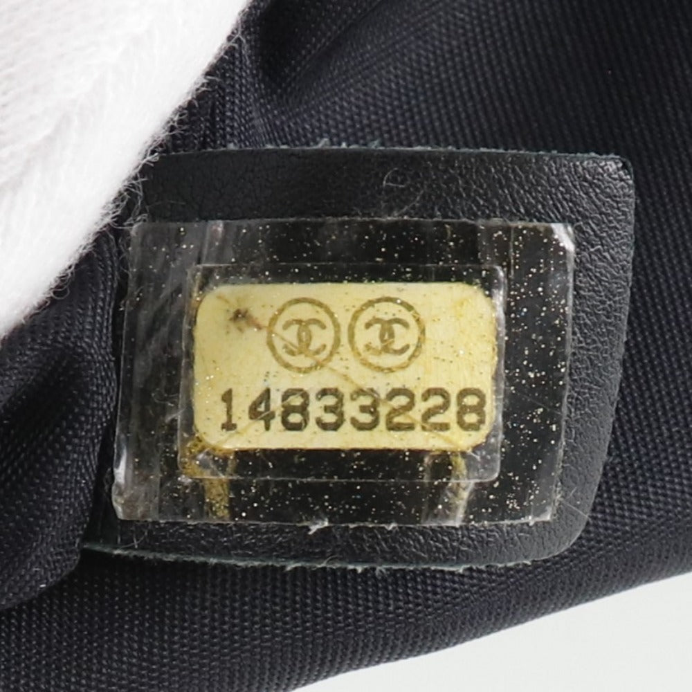 CHANEL Tote Bag A34210 PVC black Paris Biarritz GM Women Used