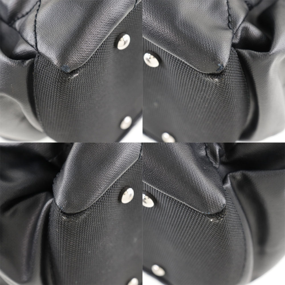 CHANEL Tote Bag A34210 PVC black Paris Biarritz GM Women Used