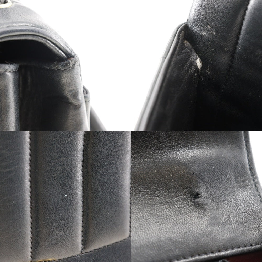 CHANEL Shoulder Bag Calfskin black Women Used